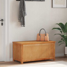 Berkfield Storage Box Natural Engineered Wood