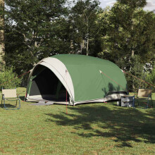 Berkfield Tunnel tent with Roof Green 410 x 285 x 198 cm Taffeta