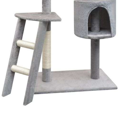 Berkfield Cat Tree with Sisal Scratching Posts 150 cm Grey 2