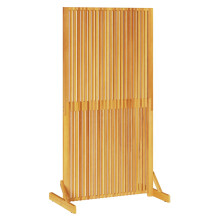 Berkfield Privacy Screen Brown 79.5 x 50 x 150 cm Solid Acacia Wood