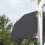 Berkfield Balcony Privacy Screen Black 140 x 140 cm Polyester 1