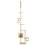 Berkfield Cat Tree with Sisal Scratching Posts 260 cm Beige 3