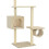 Berkfield Cat Tree with Sisal Scratching Posts 260 cm Beige 6