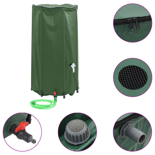 Berkfield Water Tank with Tap Foldable 100 L PVC 1