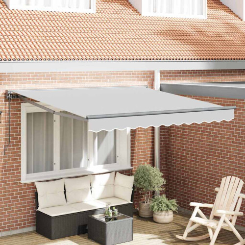 Berkfield Awning Frame Manual Adjustable Anthracite 3 x 2.5 m Steel
