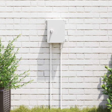 Berkfield Control Cabinet Grey 25 x 13 x 24 cm ABS Plastic