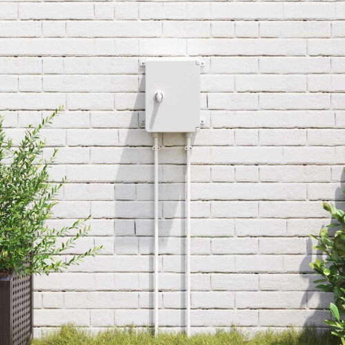 Berkfield Control Cabinet Grey 25 x 13 x 24 cm ABS Plastic