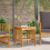Berkfield Side Table Oil Natural Solid Acacia Wood 1