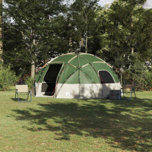 Berkfield Dome Tent with Roof Green 475 x 475 x 235 cm Taffeta