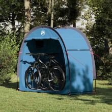 Berkfield Bike Storage Tent with Roof with Storage Blue 210 x 90 x 174 cm