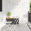 Berkfield Bistro Set 3 pcs White Steel 1