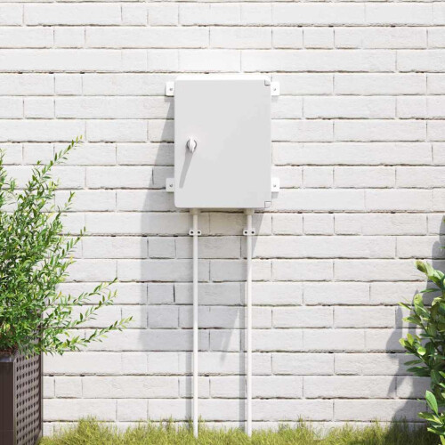 Berkfield Control Cabinet Grey 32 x 15 x 35 cm ABS Plastic