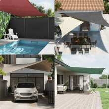 Berkfield Sun Shade Sail Terracotta 2x2x2 m 100% Polyester Oxford