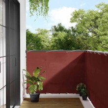 Berkfield Balcony Screen Terracotta 120x800 cm 100% Polyester Oxford