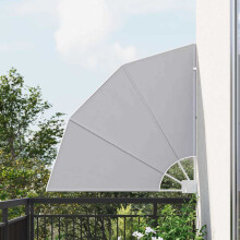 Berkfield Balcony Privacy Screen Grey 115 x 115 cm Polyester
