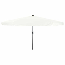 Berkfield Garden Parasol Sand and Anthracite 395 x 395 x 245 cm Polyester