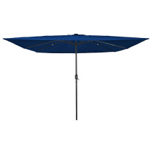 Berkfield Garden Parasol Azurblau 295 x 295 x 245 cm Polyester and Steel