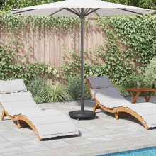 Berkfield Parasol Base Art Deco Black ò 45 x 39.5 cm Iron