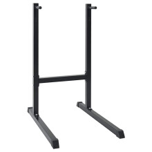 Berkfield Dip Station Black 103.5 x 66.5 x 121.5 cm Powder-Coated Steel