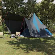 Berkfield Tipi Tent with Roof Blue 510 x 690 x 330 cm Taffeta