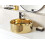 Beliani Countertop Basin TEBAR  400 mm Ceramic Gold 2