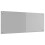 Berkfield Kitchen Backsplash Light Grey 100 x 40 cm Tempered Glass 1