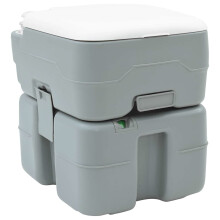 Berkfield Camping Toilet Grey 41.5 x 36.5 x 42 cm