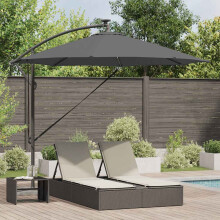 Berkfield Umbrella Anthracite 294 x 294 x 248 cm Polyester and Aluminium