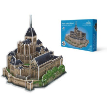 Puzzle 3D - MEGABLEU - Mont Saint Michel - 125 Teile - Ab 7 Jahren