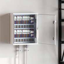 Berkfield Control Cabinet Grey 57 x 23 x 60 cm ABS Plastic