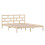 Berkfield Bed Frame without Mattress Small Double Solid Wood 3