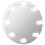 Berkfield Wall Mirror with LED Lights Round Glass 2