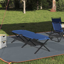 Berkfield Folding Camping Bed Folding Blue 193 x 69 x 45 cm Oxford fabric
