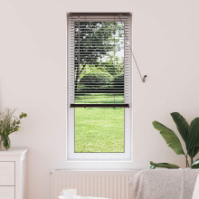 Berkfield Venetian Blind Dark Brown with Pattern 150 x 60 cm PVC