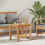 Berkfield Coffee Table with Storage Brown 45 x 45 x 45 cm Solid Teak Wood 1