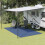 Berkfield Tent Carpet Blue 600 x 350 cm Polyester 1