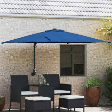 Berkfield Garden Parasol Azurblau 248.5 x 247.5 x 160 cm