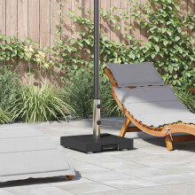 Berkfield Parasol Base Black 41 x 41 x 37 cm Granite
