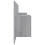 Berkfield Bed Headboard with Cabinets Grey Sonoma Engineered Wood 5