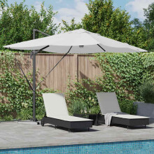 Berkfield Umbrella Sand 351 x 250 x 253 cm Polyester and Aluminium