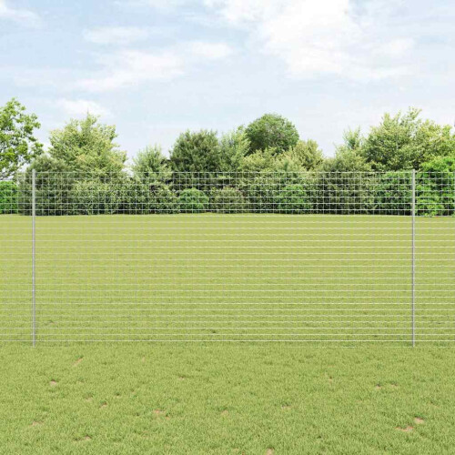 Berkfield Fence Post 5 pcs Silver 140 cm Steel