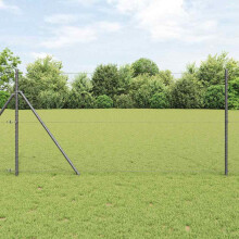 Berkfield Hexagon Fence Grey 1.2 x 100 m PVC