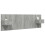 Berkfield Bed Headboard with Cabinets Grey Sonoma Engineered Wood 3