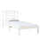Berkfield Bed Frame without Mattress White 75x190 cm Small Single Solid Wood 3