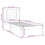 Berkfield Bed Frame without Mattress White 75x190 cm Small Single Solid Wood 6