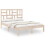 Berkfield Bed Frame without Mattress Solid Wood 120x190 cm Small Double 2