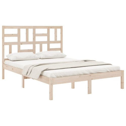 Berkfield Bed Frame without Mattress Solid Wood 120x190 cm Small Double 2