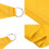 Berkfield Sunshade Sail 160 g/m Rectangular Yellow 3.5x5 m HDPE 6