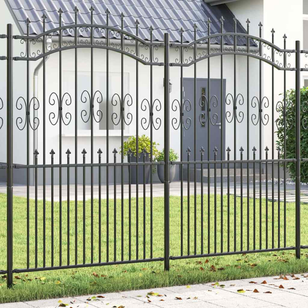 Berkfield Garden Fence Kampen Grey 6270581449985