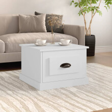 Berkfield Coffee Table White 50x50x35 cm Engineered Wood
